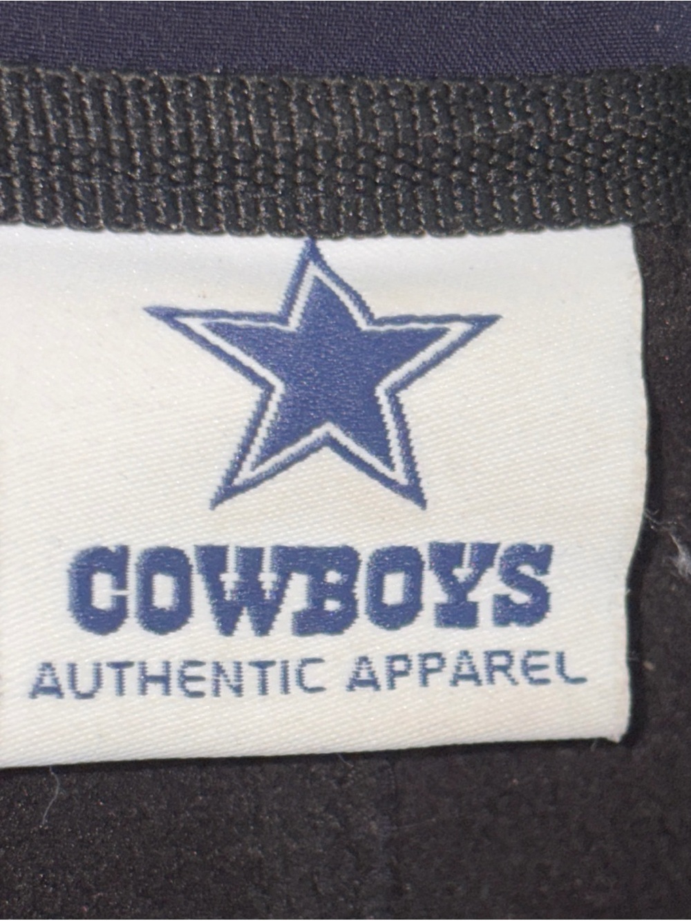 Men's Navy Windbreaker Jacket with Star Patch - Picture 6 of 6